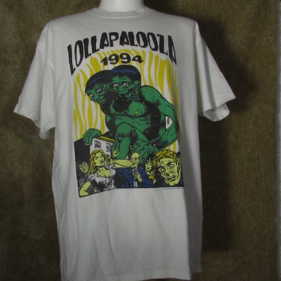 Anvil Other - Vintage 1994 LOLLAPALOOZA Shirt Mens Size Large